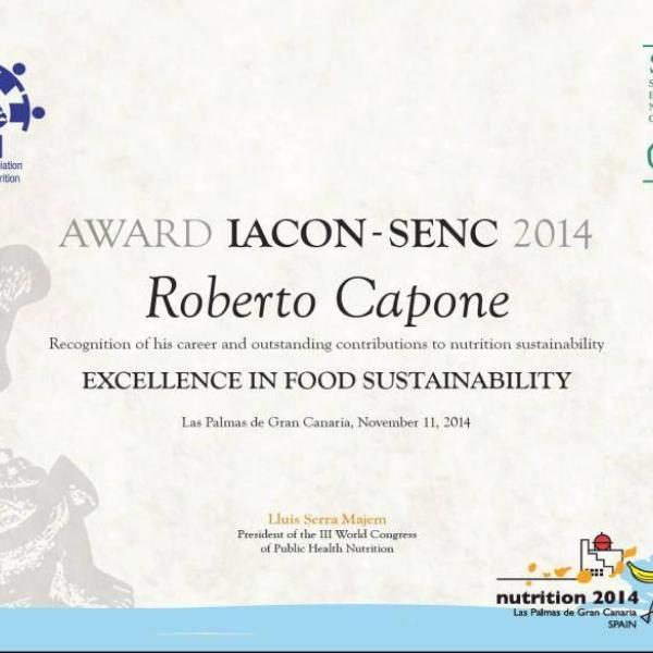 166 roberto award